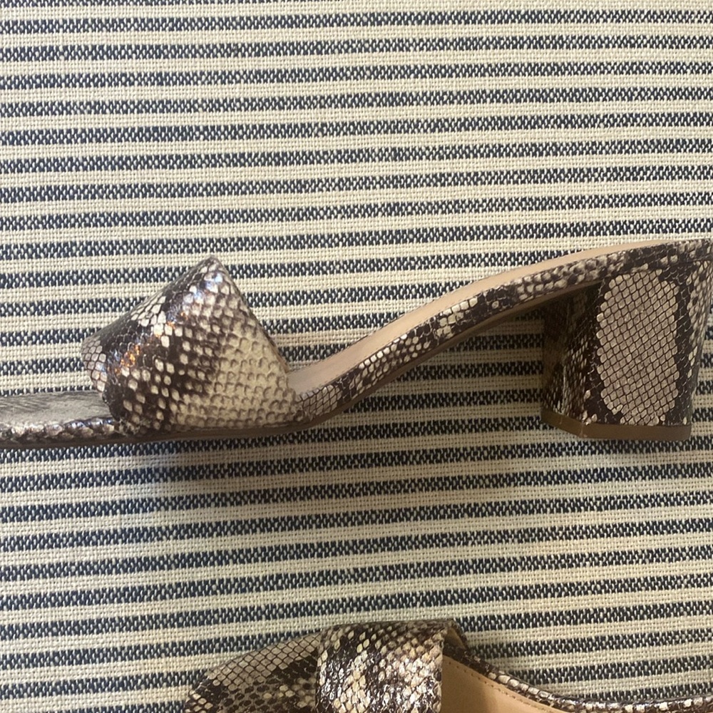Who What Wear‎ sandal block heel snakeskin - Picture 3 of 5